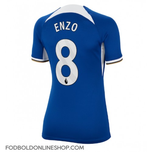 Chelsea Enzo Fernandez #8 Hjemmebanetrøje Dame 2023-24 Kortærmet